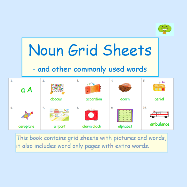 front cover BBB – Noun Grid Sheets